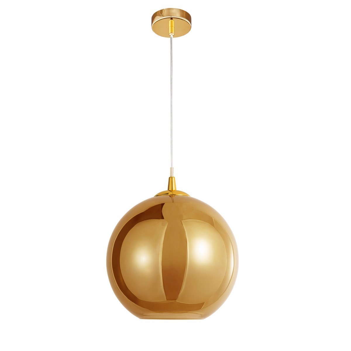 Piękna lampa Luces Exclusivas CASTRO LE41958 - kolor lampy - złoty, materiał - szkło/aluminium