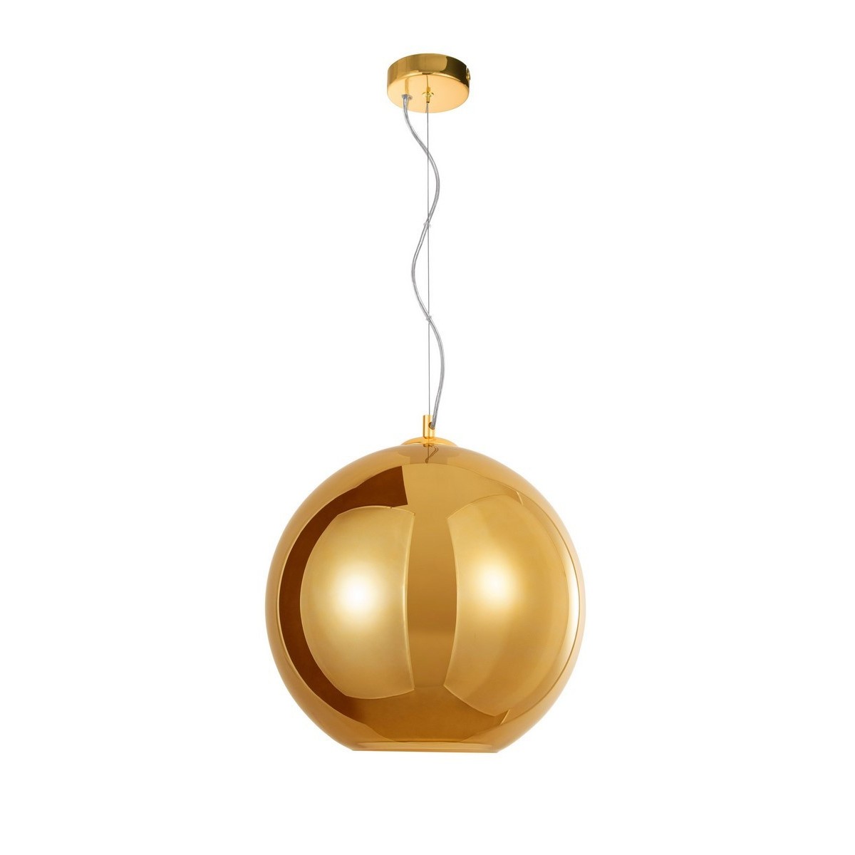 Stylowa lampa Luces Exclusivas CASTRO LE41960 - kolor lampy - złoty, materiał - szkło/aluminium