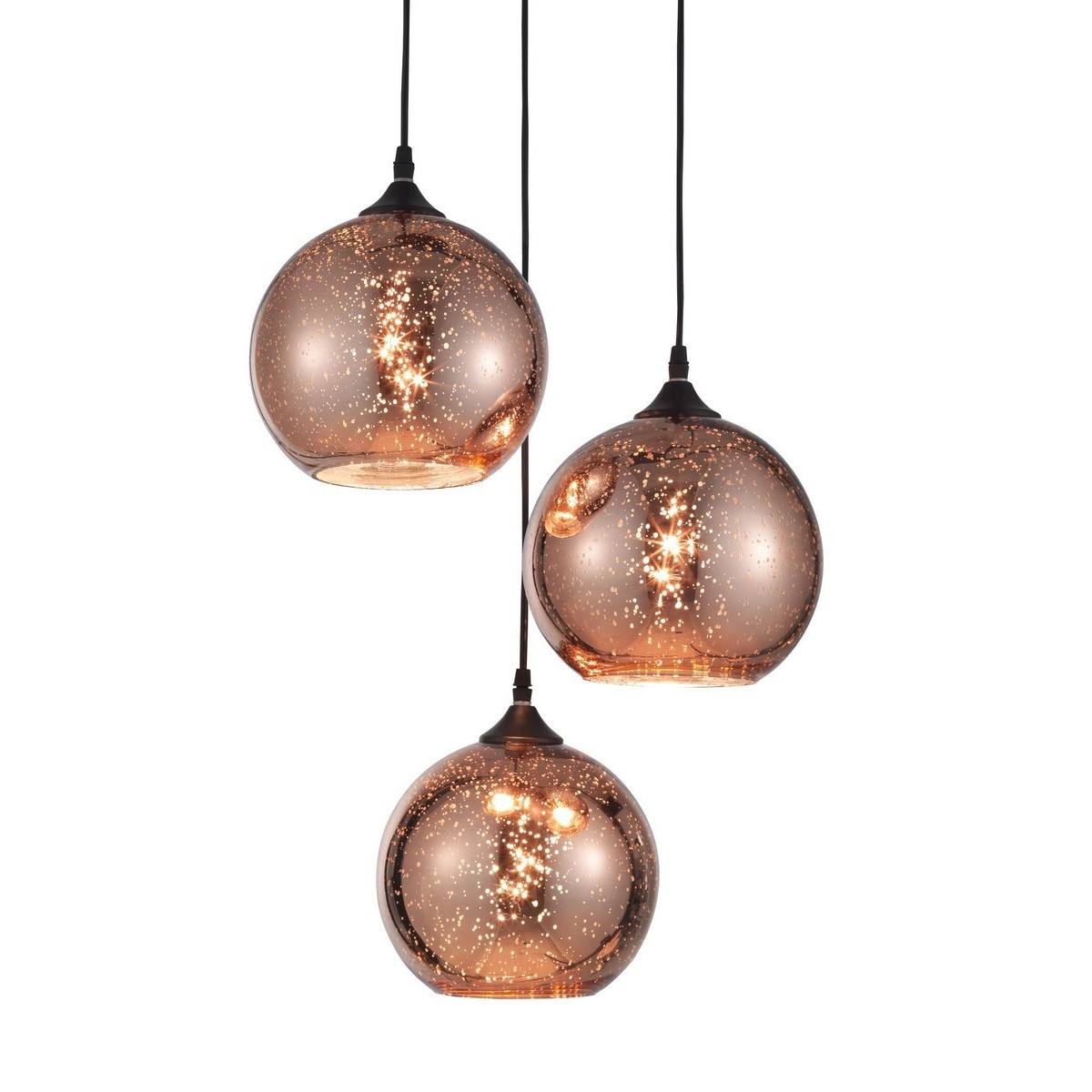 Niecodzienna lampa Luces Exclusivas CEPEDA LE41963 - kolor lampy - miedziany, materiał - szkło