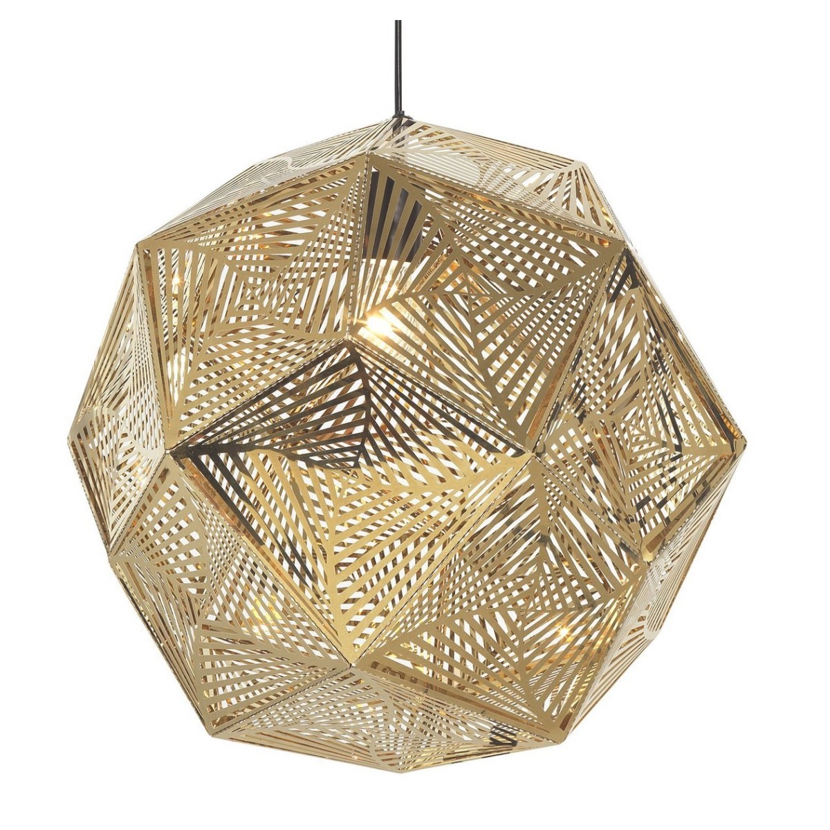 Wyjątkowa oprawa oświetleniowa Luces Exclusivas CONCON LE41973 - kolor lampy - złoty, materiał - metal