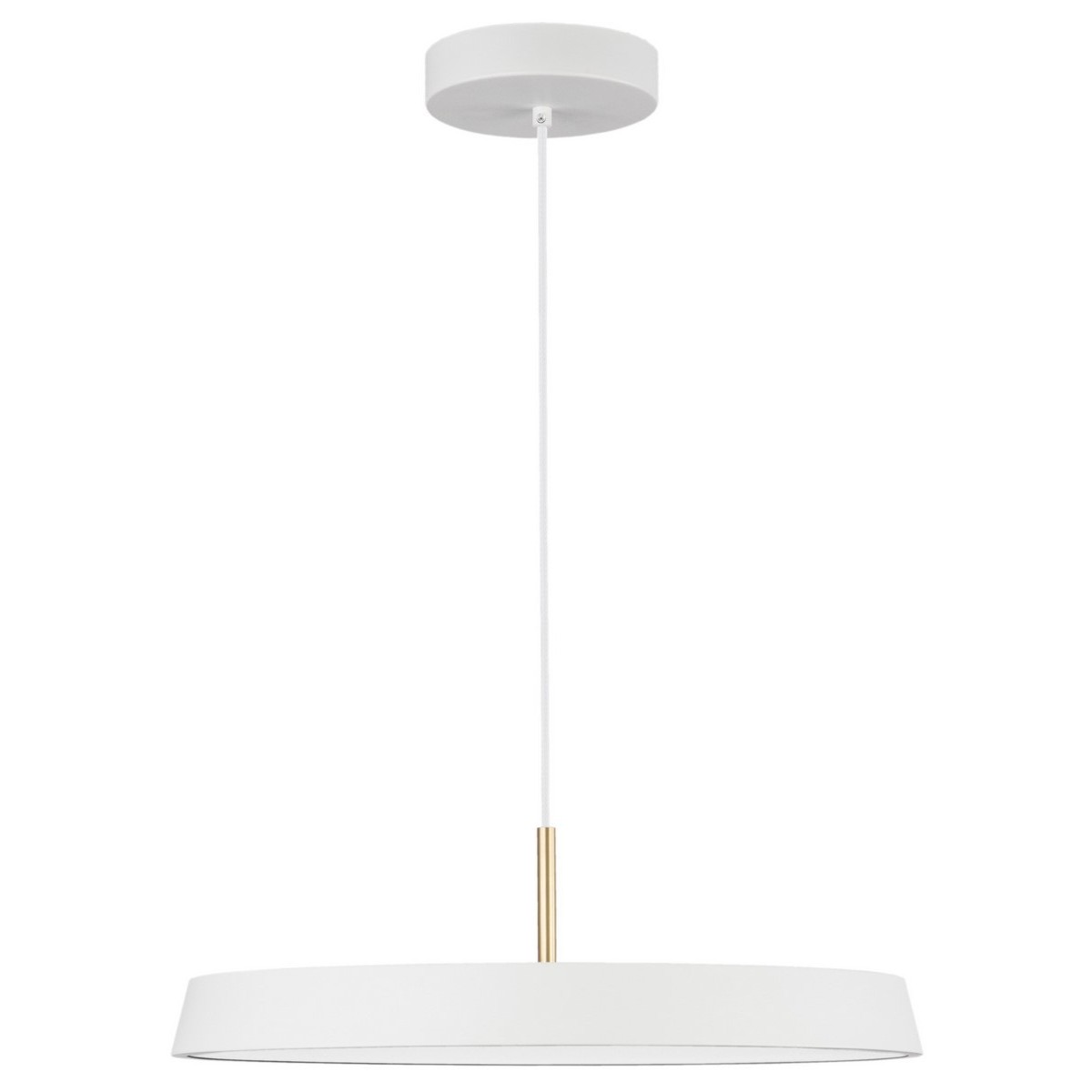 Piękna lampa Luces Exclusivas CORUNA LE41976 - kolor lampy - biały mat, materiał - aluminium/akryl