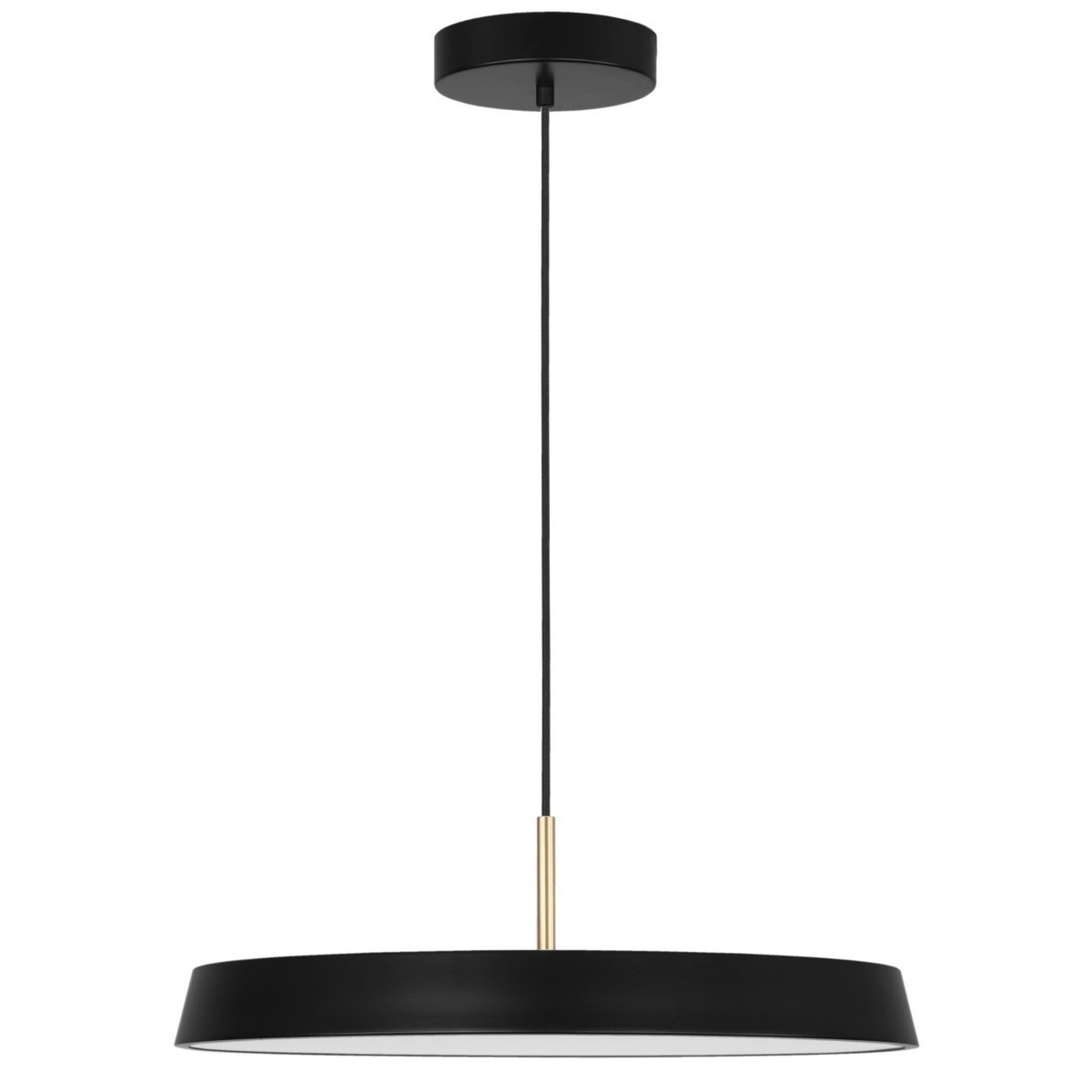 Nowoczesna lampa Luces Exclusivas CORUNA LE41977 - kolor lampy - czarny mat, materiał - aluminium/akryl