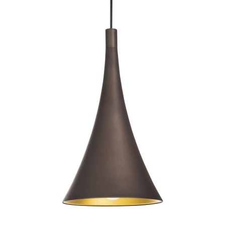 Niepowtarzalna lampa Luces Exclusivas CUARTO LE41980 - kolor lampy - ciemnobrązowy/złoty, materiał - aluminium