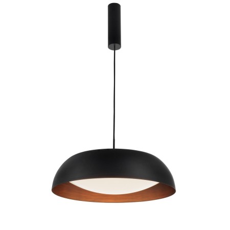 Niepowtarzalna lampa Luces Exclusivas GIRONA LE42009 - kolor lampy - czarny/miedziany, materiał - aluminium/akryl