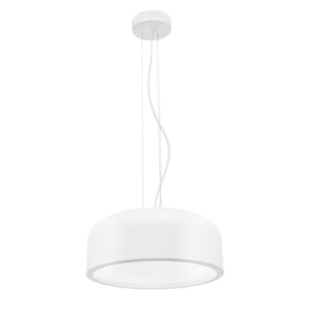 Piękna lampa Luces Exclusivas GUIGUE LE42031 - kolor lampy - biały, materiał - metal/akryl