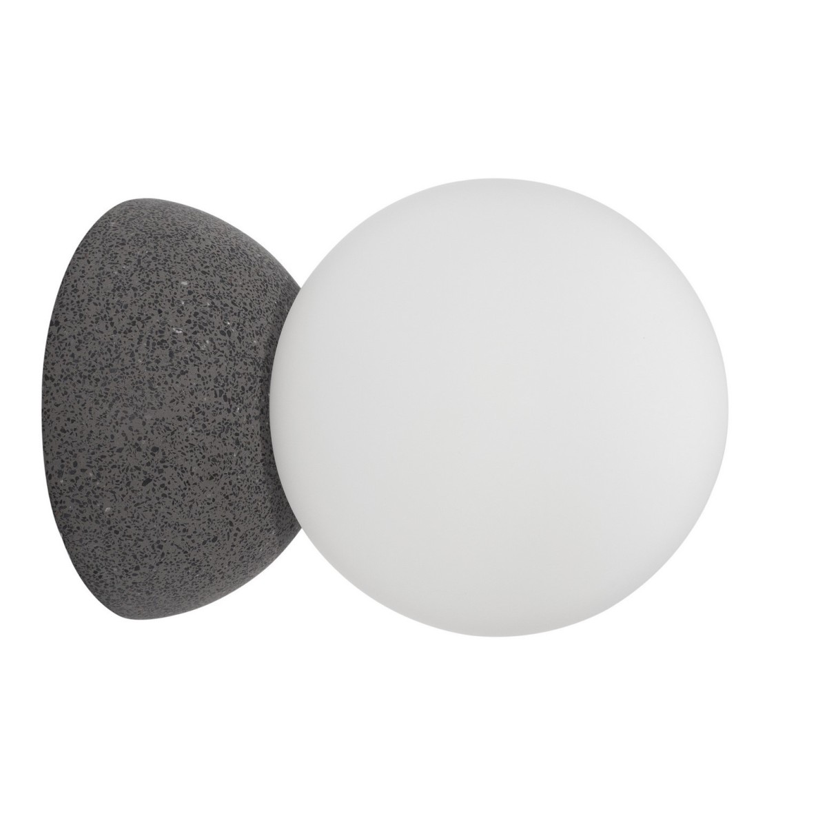 Niecodzienna lampa Luces Exclusivas IBAGUE LE42060 - kolor lampy - szary/biały, materiał - beton/szkło