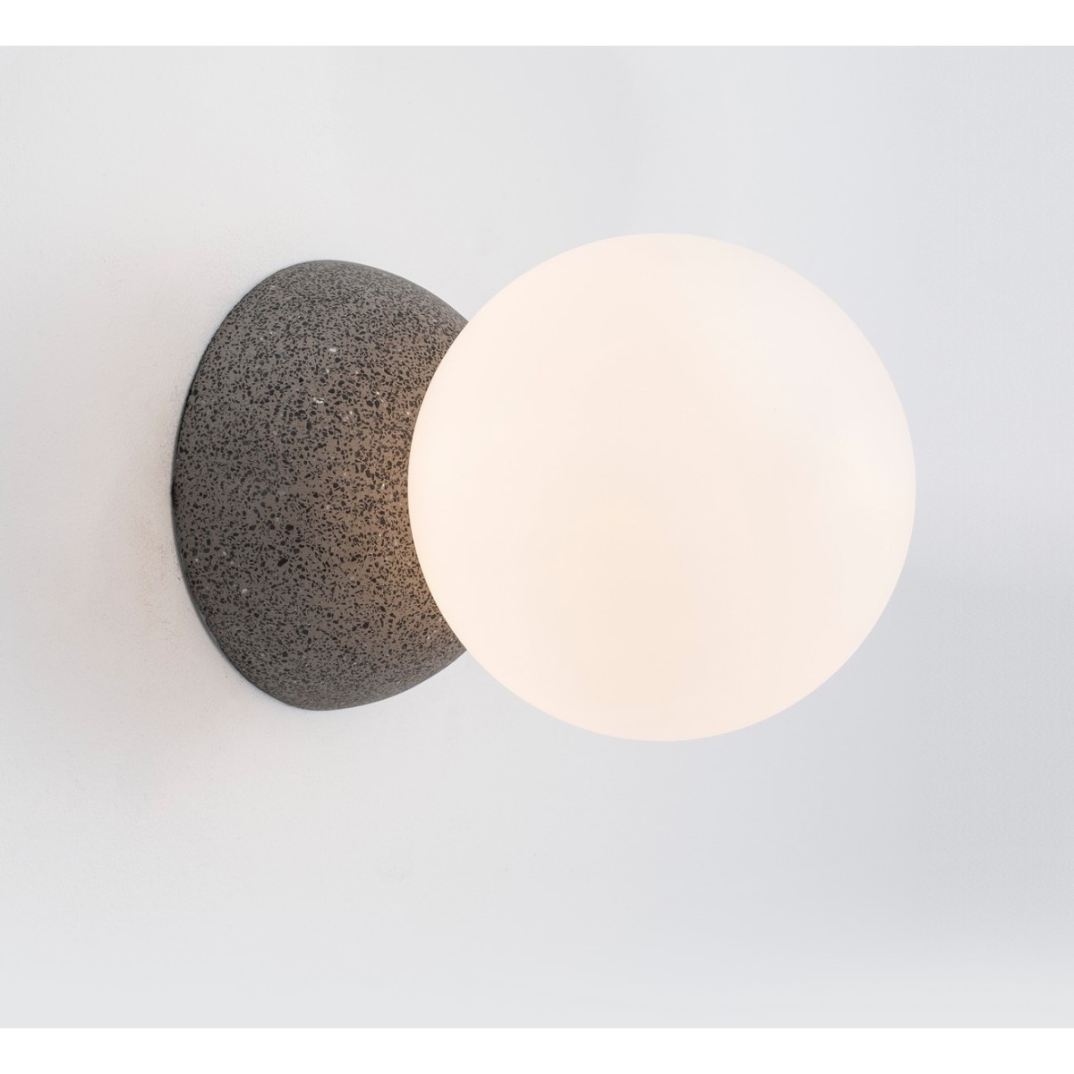 Niecodzienna lampa Luces Exclusivas IBAGUE LE42060 - kolor lampy - szary/biały, materiał - beton/szkło