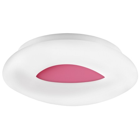 Nowoczesna lampa Luces Exclusivas JARDIN LE42076 - kolor lampy - biały/różowy, materiał - aluminium/akryl