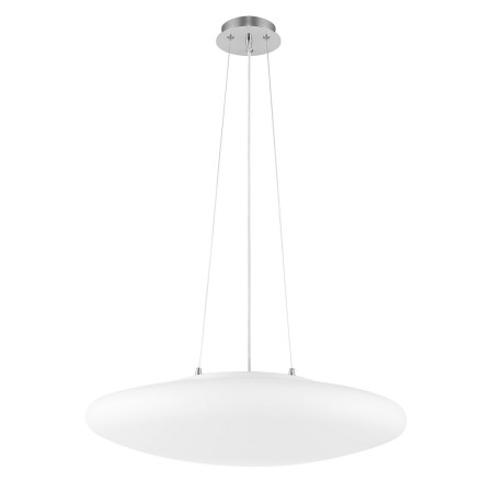 Stylowa lampa Luces Exclusivas LIBANO LE42077 - kolor lampy - biały/satynowy, materiał - metal/szkło