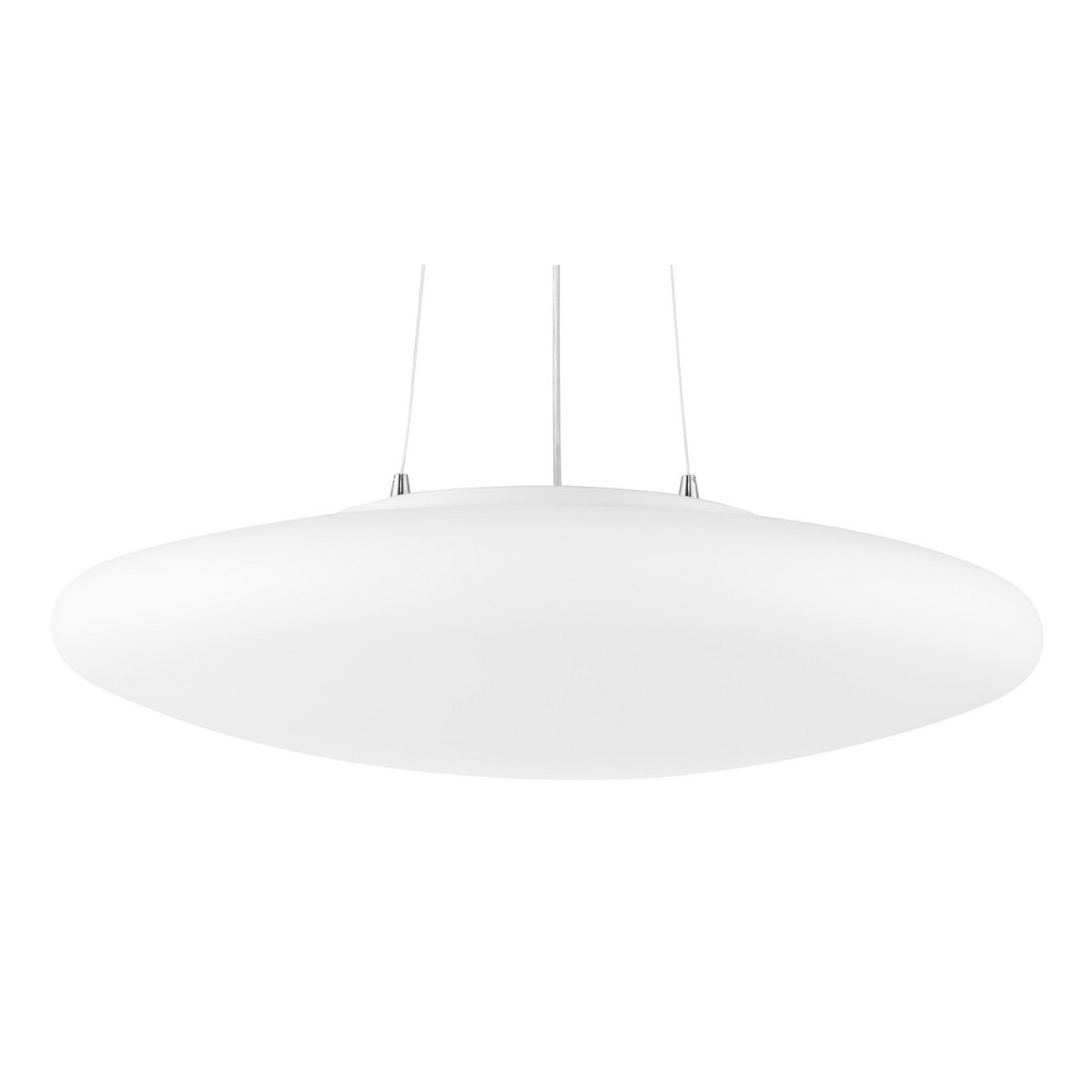 Stylowa lampa Luces Exclusivas LIBANO LE42077 - kolor lampy - biały/satynowy, materiał - metal/szkło