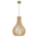 Piękna lampa Luces Exclusivas MADRYN LE42093 - kolor lampy - drewno naturalne, materiał - drewno