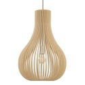 Piękna lampa Luces Exclusivas MADRYN LE42093 - kolor lampy - drewno naturalne, materiał - drewno