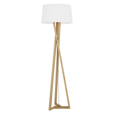 Nowoczesna lampa Luces Exclusivas MAICAO LE42094 - kolor lampy - naturalne drewno/ivory, materiał - drewno/tkanina