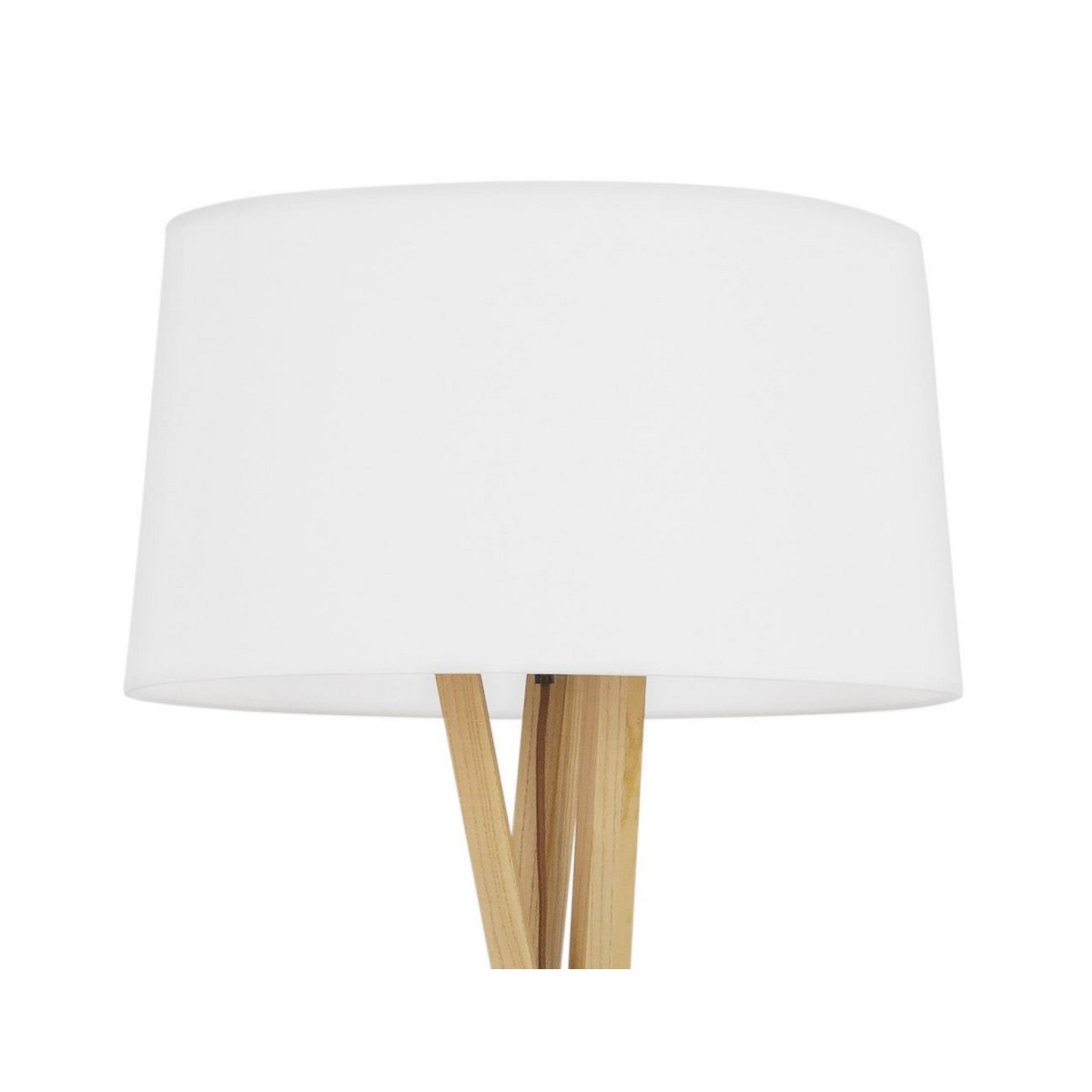 Nowoczesna lampa Luces Exclusivas MAICAO LE42094 - kolor lampy - naturalne drewno/ivory, materiał - drewno/tkanina