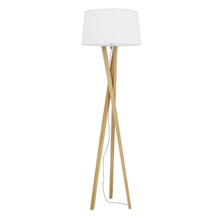 Stylowa lampa Luces Exclusivas MAICAO LE42095 - kolor lampy - naturalne drewno/ivory, materiał - drewno/tkanina