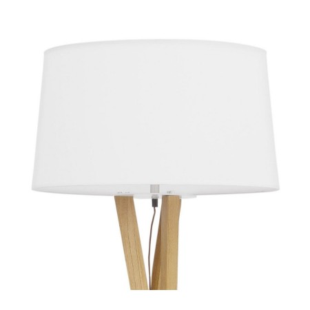 Stylowa lampa Luces Exclusivas MAICAO LE42095 - kolor lampy - naturalne drewno/ivory, materiał - drewno/tkanina