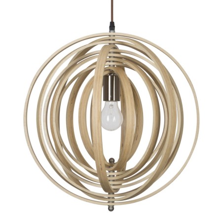 Niepowtarzalna lampa Luces Exclusivas MARTIN LE42097 - kolor lampy - naturalne drewno, materiał - drewno