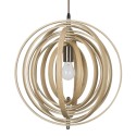 Niepowtarzalna lampa Luces Exclusivas MARTIN LE42097 - kolor lampy - naturalne drewno, materiał - drewno
