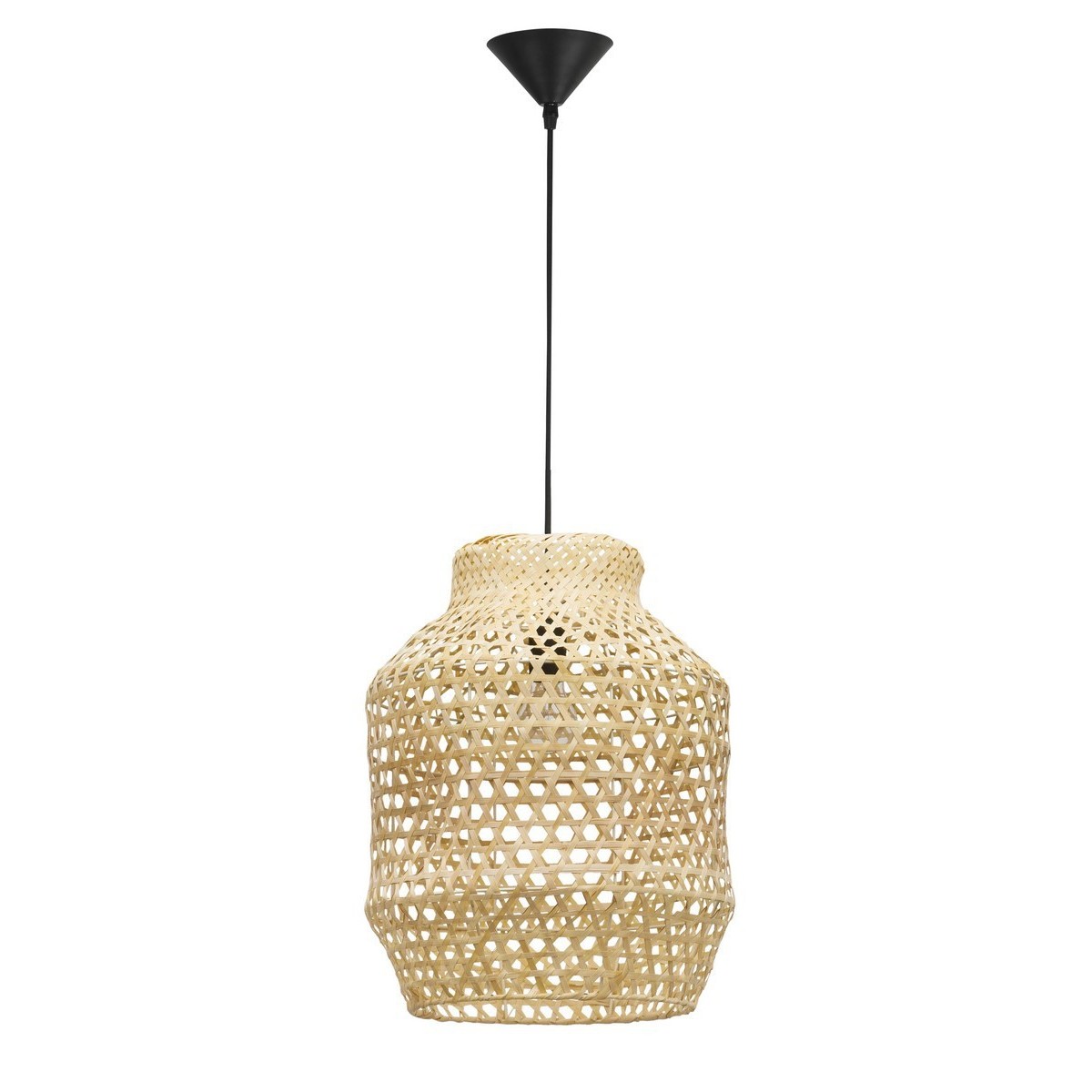 Niecodzienna lampa Luces Exclusivas PALMAS LE42124 - kolor lampy - naturalny ratan, materiał - ratan