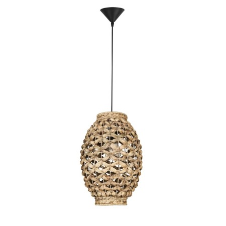 Nowoczesna lampa Luces Exclusivas PARANA LE42132 - kolor lampy - naturalny/czarny, materiał - hiacynt wodny