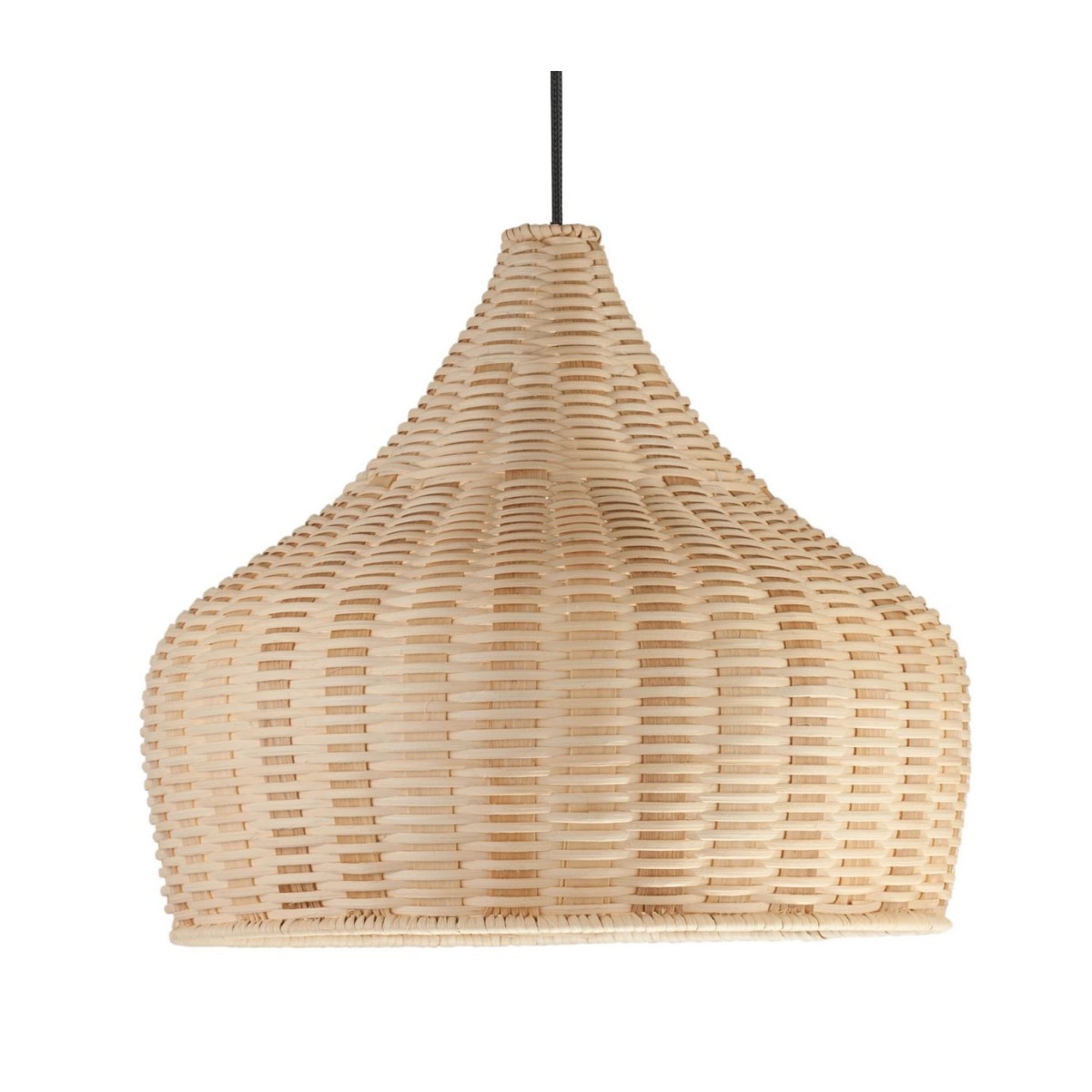 Niecodzienna lampa Luces Exclusivas PALMAS LE42136 - kolor lampy - naturalny ratan, materiał - ratan