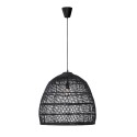 Nowoczesna lampa Luces Exclusivas PERICO LE42144 - kolor lampy - czarny, materiał - ratan