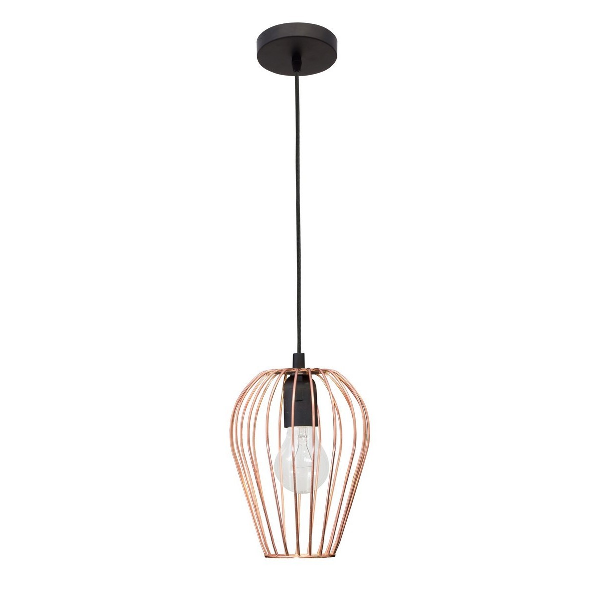 Niepowtarzalna lampa Luces Exclusivas PUENTE LE42153 - kolor lampy - miedziany, materiał - metal