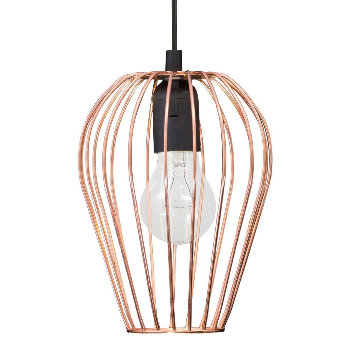 Niepowtarzalna lampa Luces Exclusivas PUENTE LE42153 - kolor lampy - miedziany, materiał - metal