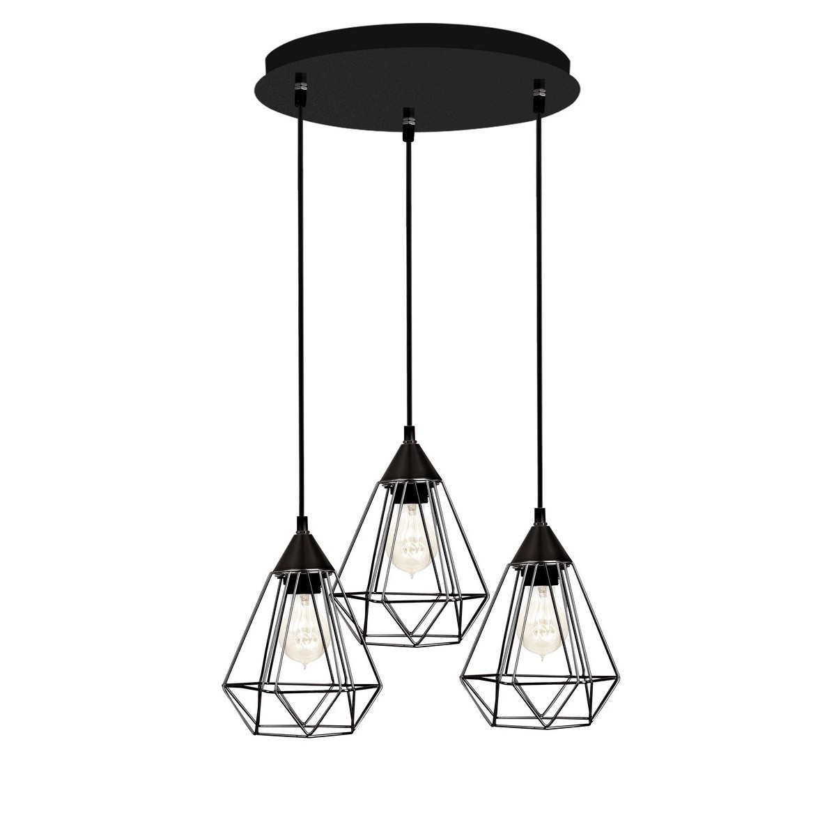 Stylowa lampa Luces Exclusivas SERENA LE42164 - kolor lampy - czarny, materiał - metal