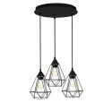 Stylowa lampa Luces Exclusivas SERENA LE42164 - kolor lampy - czarny, materiał - metal