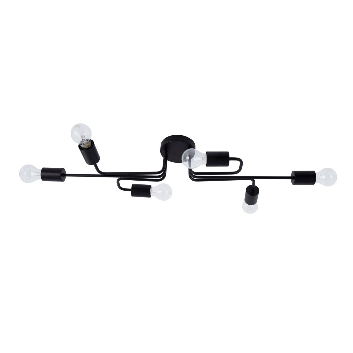 Stylowa lampa Luces Exclusivas SOCOPO LE42176 - kolor lampy - czarny , materiał - metal