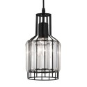 Niecodzienna lampa Luces Exclusivas TANDIL LE42179 - kolor lampy - czarny, materiał - aluminium/kryształ