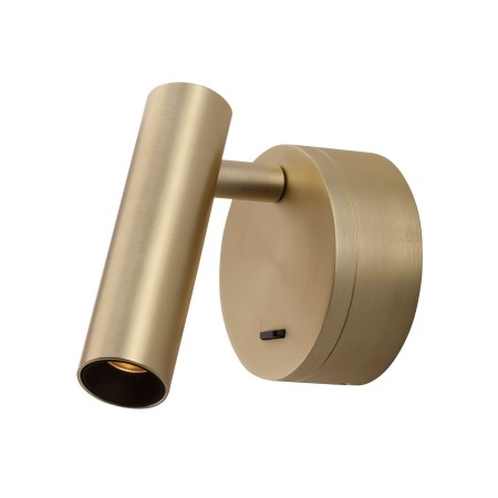 Niecodzienna lampa Luces Exclusivas BADAJOZ LE42245 - kolor lampy - satynowy mosiądz , materiał - aluminium