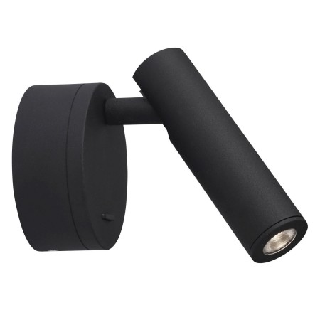 Nowoczesna lampa Luces Exclusivas BADAJOZ LE42247 - kolor lampy - czarny mat, materiał - aluminium