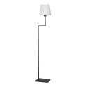 Piękna lampa Luces Exclusivas BIRUACA LE42264 - kolor lampy - biały/czarny, materiał - tkanina/aluminium