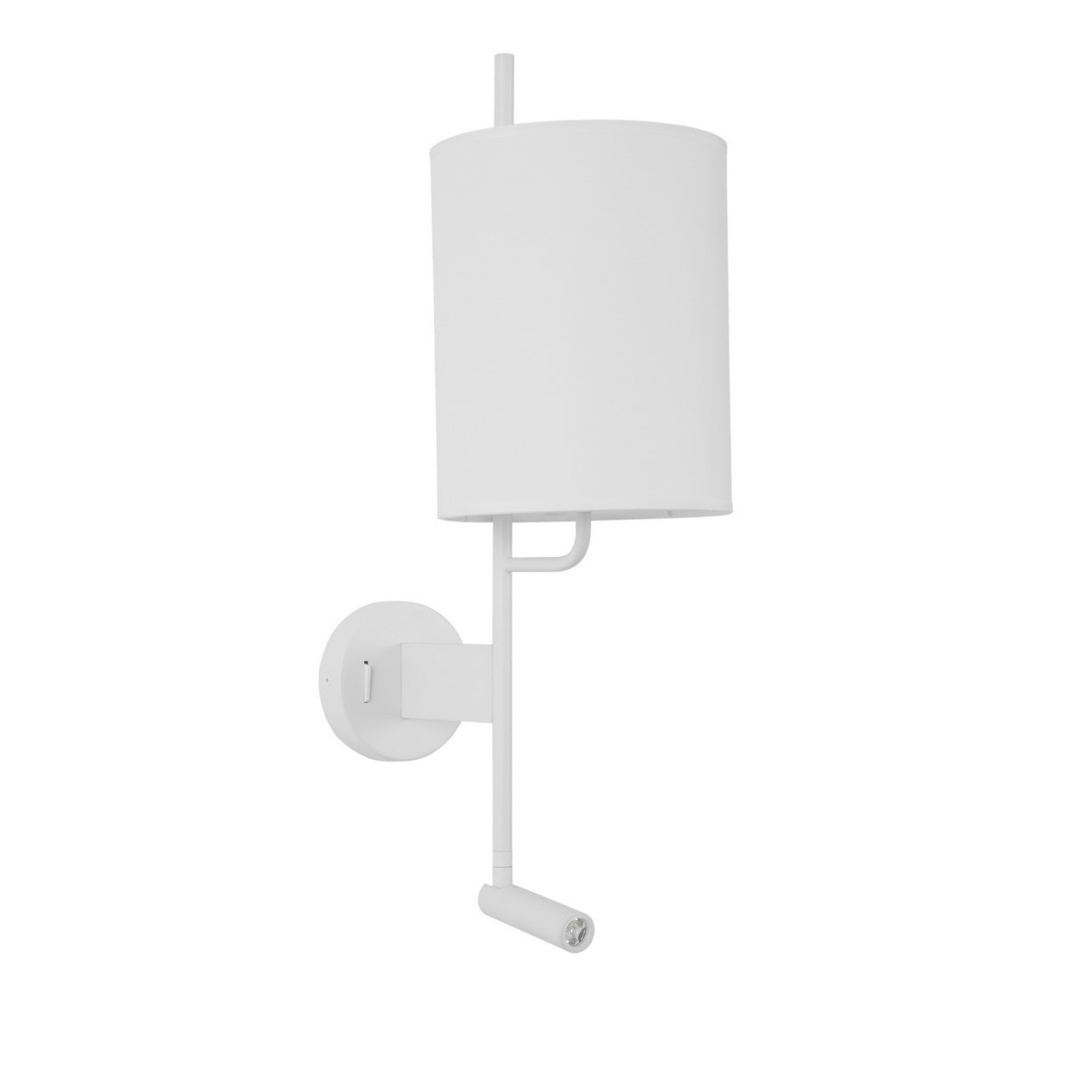 Nowoczesna lampa Luces Exclusivas BRUNETE LE42271 - kolor lampy - biały, materiał - aluminium/tkanina