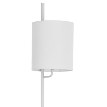 Stylowa lampa Luces Exclusivas BRUNETE LE42272 - kolor lampy - biały, materiał - aluminium/tkanina