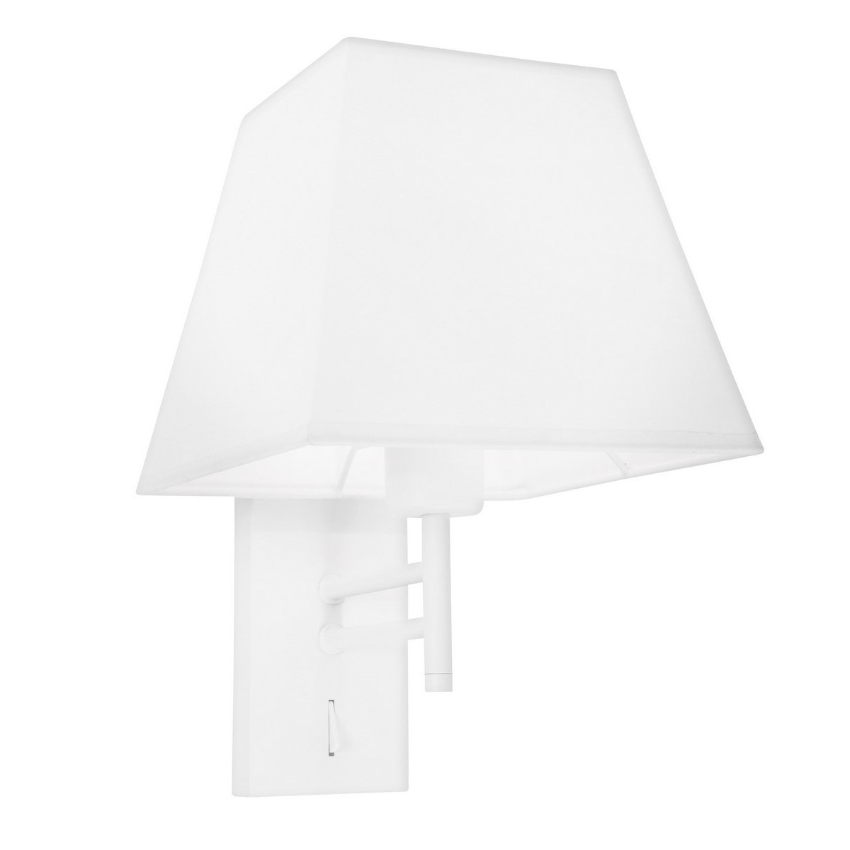 Stylowa lampa Luces Exclusivas CAFETAL LE42278 - kolor lampy - biały, materiał - aluminium