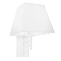 Stylowa lampa Luces Exclusivas CAFETAL LE42278 - kolor lampy - biały, materiał - aluminium