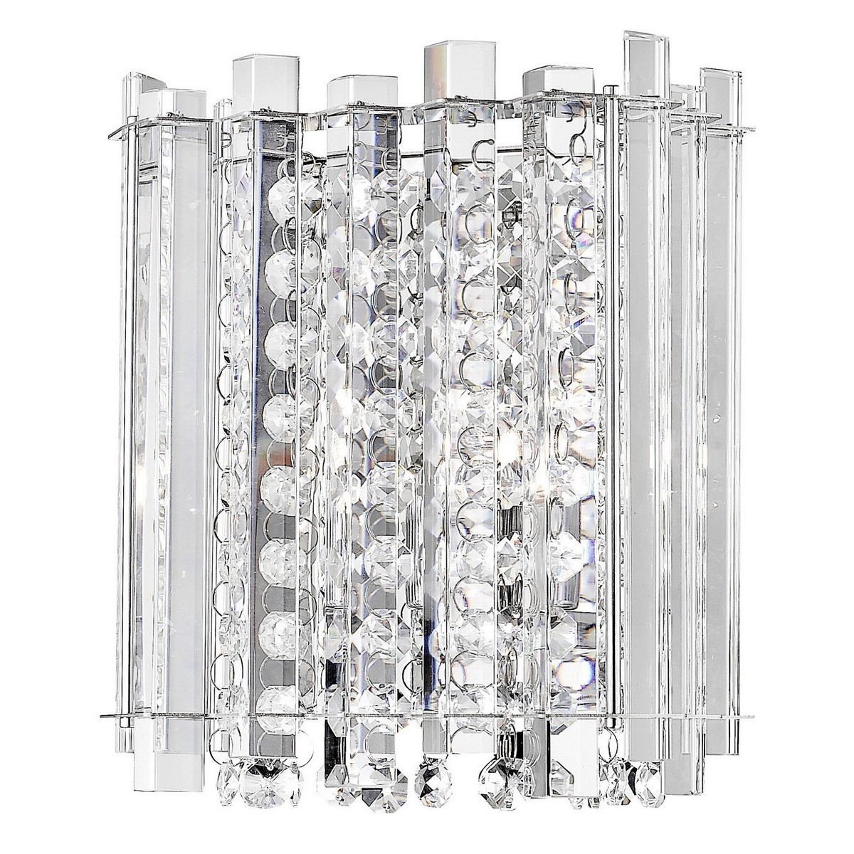 Nowoczesna lampa Luces Exclusivas CASILDA LE42308 - kolor lampy - chrom, materiał - kryształ/szkło/aluminium