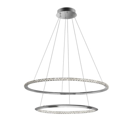 Wyjątkowa oprawa oświetleniowa Luces Exclusivas CAUCETE LE42310 - kolor lampy - chrom, materiał - aluminium/kryształ