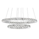 Piękna lampa Luces Exclusivas CEDEIRA LE42313 - kolor lampy - chrom, materiał - aluminium/kryształ