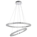 Nowoczesna lampa Luces Exclusivas CERCEDA LE42314 - kolor lampy - chrom, materiał - aluminium/kryształ