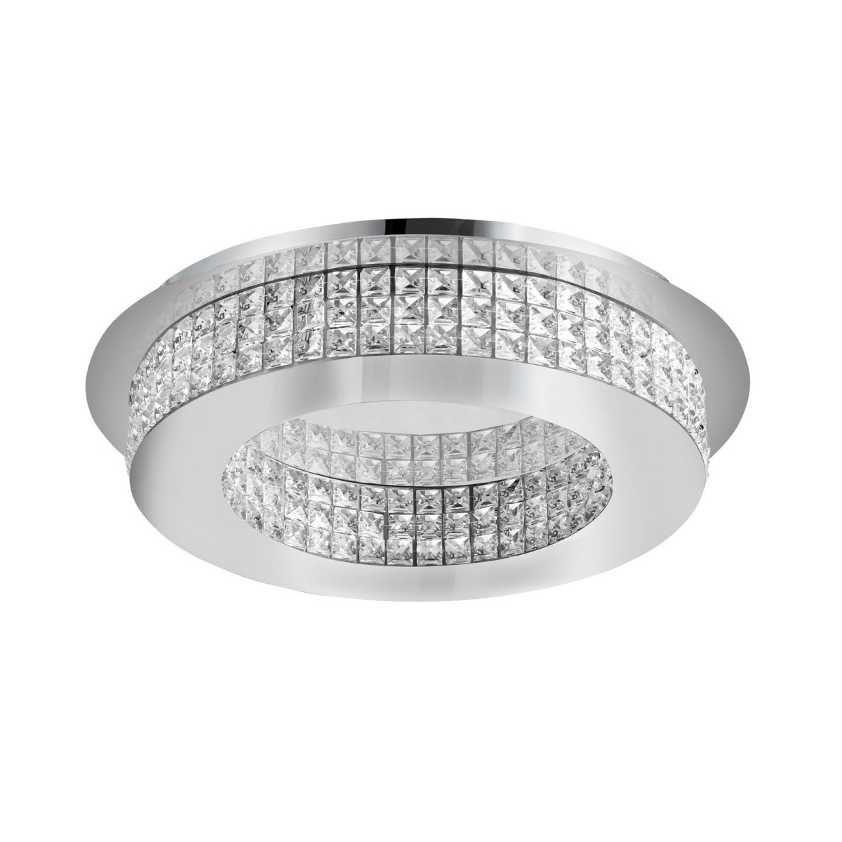 Stylowa lampa Luces Exclusivas CHILLAN LE42327 - kolor lampy - chrom, materiał - aluminium/kryształ