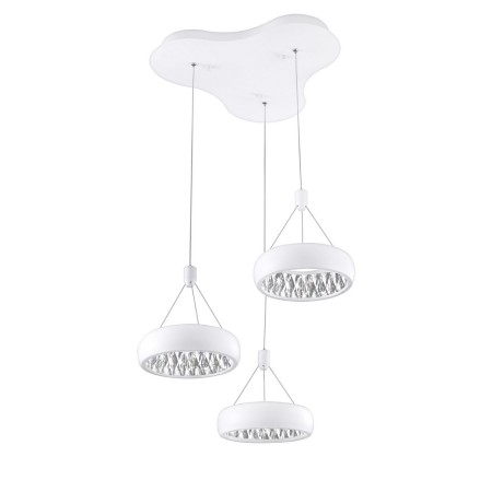 Nowoczesna lampa Luces Exclusivas CHIMBAS LE42332 - kolor lampy - biały mat, materiał - aluminium/kryształ