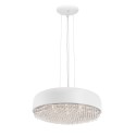 Stylowa lampa Luces Exclusivas CIENAGA LE42333 - kolor lampy - biały, materiał - aluminium/kryształ