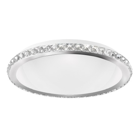 Nowoczesna lampa Luces Exclusivas COSQUIN LE42350 - kolor lampy - biały/chrom, materiał - szkło/kryształ/metal