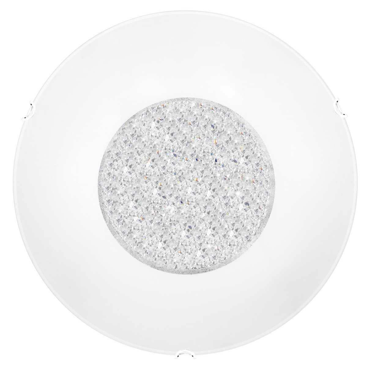 Stylowa lampa Luces Exclusivas ESPINAL LE42359 - kolor lampy - biały, materiał - szkło/kryształ