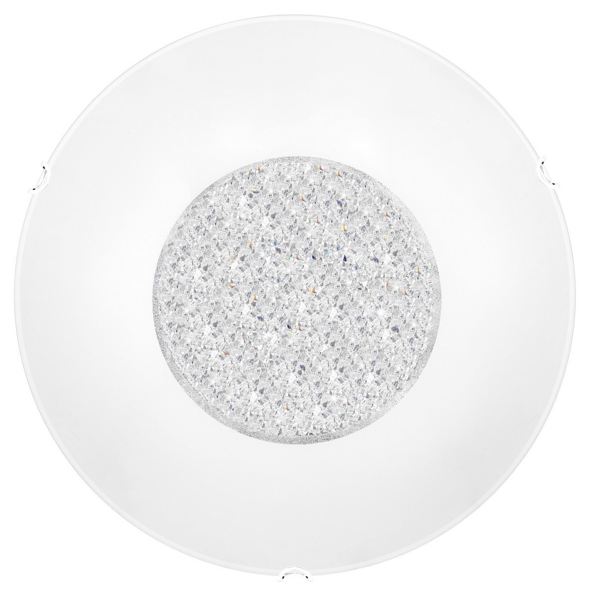 Niepowtarzalna lampa Luces Exclusivas ESPINAL LE42361 - kolor lampy - biały, materiał - szkło/kryształ