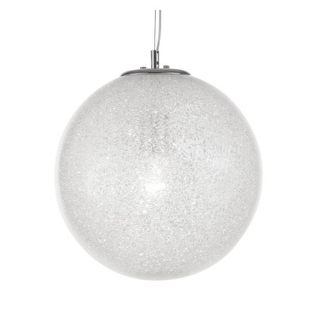 Piękna lampa Luces Exclusivas FLANDES LE42363 - kolor lampy - transparentny/chrom, materiał - szkło/aluminium